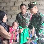 Cegah Stunting di Kabupaten Buru, Sejumlah Balita Diberikan Bantuan Sembako oleh Kodim 1506/ Namlea