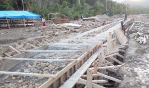 Diduga Proyek Pengendalian Banjir di Laala-SBB Gunakan Material Tak Sesuai RAB