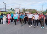 Sambut HUT TNI ke-79, Kodim Namlea Gelar Jalan Sehat