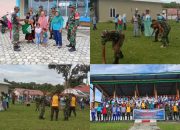 Sambut HUT TNI ke-80, Koramil Air Buaya Gelar Bakti Sosial Hingga Rehab Bangunan Sekolah