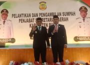 Azis Tomia Resmi Dilantik jadi PJ Sekda Buru, ini Pesan Bupati Ikram Umasugi