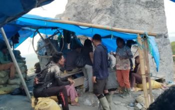 Meski Sudah Ditertibkan, Tapi Masih ada Aktivitas Penambang di Gunung Botak